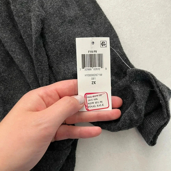 🎖HOST PICK 🎖NWT INC International Concepts/Sweater tunic/Belt detail/SizeUS 2X - Picture 8 of 12